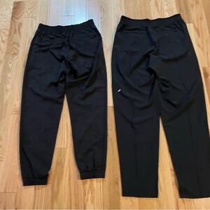 Athleta Womens Activewear Elastic Ankle & Straight LegPant (2) BLK S6 $ Per Pair